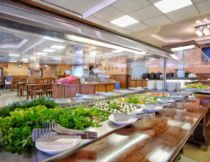 Ресторан шведской линии - Отель «Прометей Небуг»