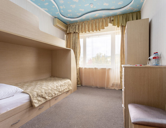 Семейный 2-местный 2-комнатный (двухъярусная кровать) - Отель «Прометей Небуг»